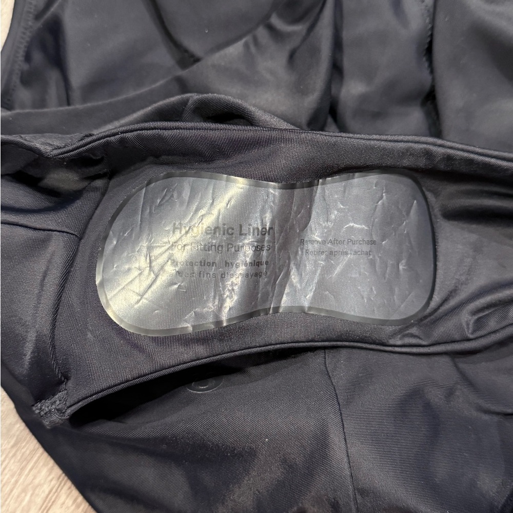 Lululemon Black Waterside High-neck one-piece swimsuit medium bum coverage 8 - Picture 10 of 10